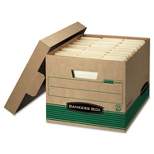 Bankers Box STOR/FILE Extra Strength Storage Box Letter/Legal Kraft/Green 12/Carton 12770