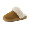 CUSHIONAIRE Hush Cozy Womens Slippers with Fuax Fur Lining – Slip On  Comfortable Mule House Slippers for Women Indoor and Outdoor - 2 of 4