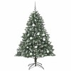 Artificial Christmas Tree with Stand Green 126 x 126 x 180 cm - 4 of 4