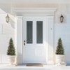 Two 3/4/5FT Faux Cedar Tree, Outdoors UV Protection Faux Cedar Tree Pine Tree, Outdoor Front Porch Décor - 3 of 4