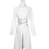 Allegra K Women's Faux Leather Self Tie Bowknot Wide Waist Band Sash Obi Belt One Size - 4 of 4