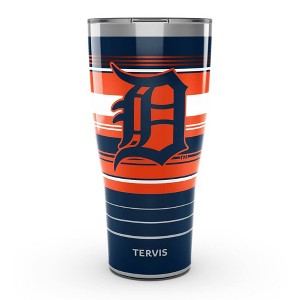 MLB Detroit Tigers 30oz Hype Stripes Stainless Steel Tumbler - 1 of 4