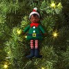 Christmas Fabric Elf Child with Red Hat and Green Sweater Ornament - Wondershop™ - 2 of 3