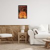 Stupell Industries Happy Halloween Floral Pumpkin Framed Giclee Art - 3 of 4