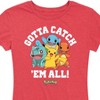 Women's - Pokémon - Gotta Catch 'Em All Group Short Sleeve Graphic T-Shirt - 2 of 4