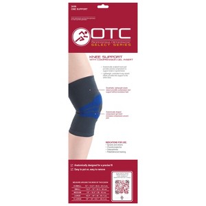 OTC Knee Brace, Compression Recovery, Gel Insert - 1 of 3