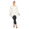 Plus Size Empire Cut V-Neck Tunic Top - 4 of 4