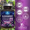 Elderberry Capsules 1200mg Immune System Support Sambucus Nigra Extract - 120 Capsules - 3 of 4