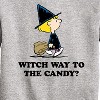 Boys' - Peanuts - Witch Way To The Candy Graphic Long Sleeve Fleece Sweatshirt - 2 of 4