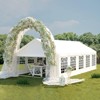 Outdoor Gazebo Tent for Events , Removable Sidewalls, 3 Storage Bags, Waterproof, Easy Setup, Ideal for Backyard Parties, Weddings - 3 of 4