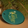 North Dakota State University Porcelain Holiday Christmas Tree Ornament - 4 of 4