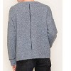 Women's Color Line Detail Crew Neck Pullover Sweater - STACCATO - 3 of 3
