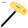 Unique Bargains S2 Steel Spanner Repair Tool Metric T-Handle Inner Hex Key Wrench 2 Pcs - 3 of 4