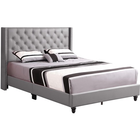 Passion Furniture Julie Queen Upholstered Panel Bed : Target