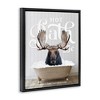 Stupell Industries Vintage Bathroom Moose Ad, 17" x 21" - 3 of 4