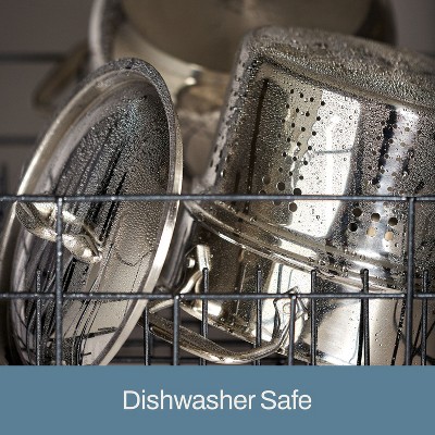 Stainless Steel 6-Quart Pasta Pot with Basket Insert