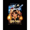 Men's Harry Potter Sorcerer's Stone Movie Poster Black Graphic Tee - 2 of 3