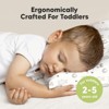 KeaBabies Jumbo Toddler Pillow with Pillowcase, 14X20 Soft Organic Toddler Pillows for Sleeping, Kids Travel Pillow - 2 of 4