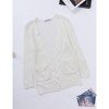 BLUEMING Girls' Oversized Chunky Knit Cardigan Jacket Front Button Thick Sweater with Snug Comfort - 2 of 4