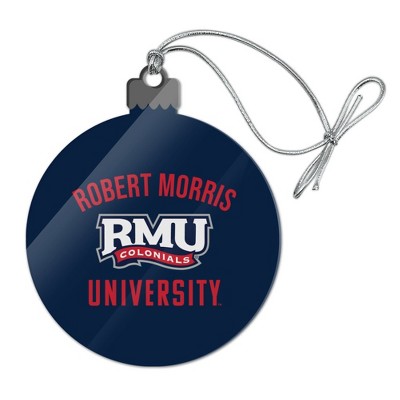 Robert Morris University Colonials Logo Acrylic Christmas Tree Holiday Ornament