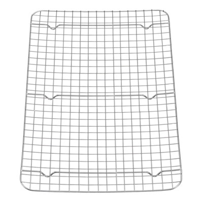 Unique Bargains Stainless Steel Roasting Baking BBQ Grill Net 1 Pc