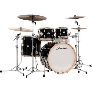 Slingerland Studio King 4-Piece Shell Pack with 22" Bass Drum Del Norte Black Lacquer - 1 of 4