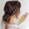 Unique Bargains Fashion Satin Hair Scarf Scrunchies 1 Pc - 2 of 4