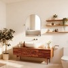 KTMBDW Arch Bathroom Mirror, Wall Mounted Vanity Metal Frame Mirror for Bedroom, Entryway, Living Room - 3 of 4