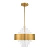 Livex Lighting Orenburg 8 - Light Pendant in  Natural Brass - 3 of 4