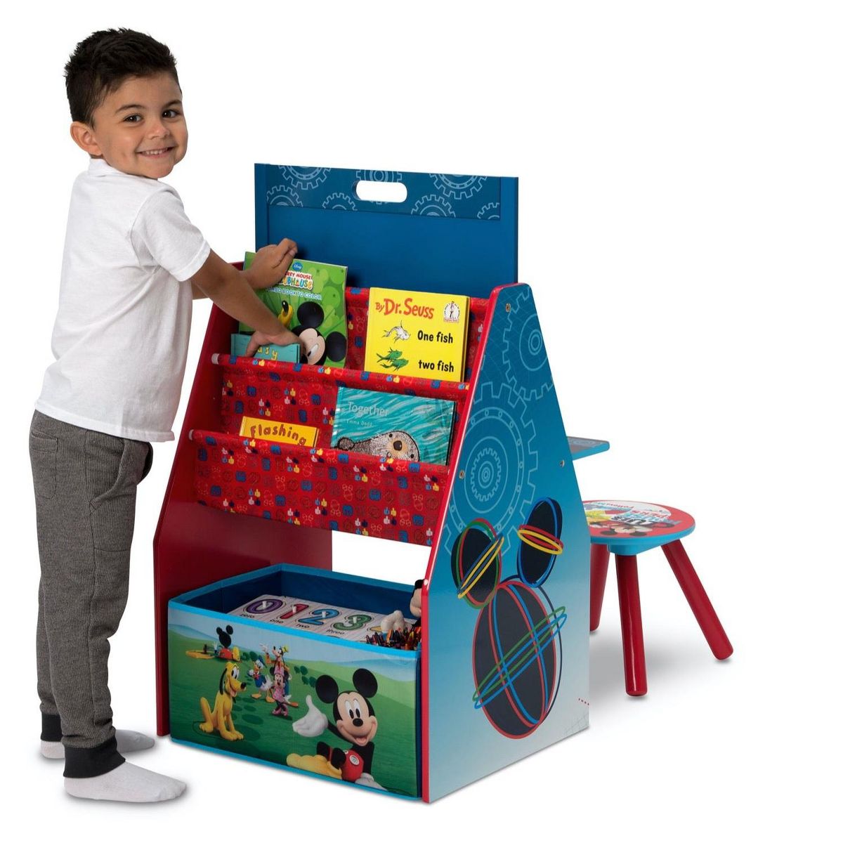 Delta Children Mickey Mouse Deluxe Kids Easel Desk - thumbnail 5