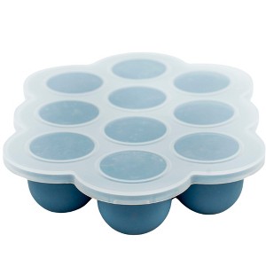 WeeSprout Silicone Freezer Tray w/ Clip on Lid Perfect Food Storage Container for Homemade Baby Food - 1 of 4