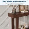 Wooden Console Table,46-Inch Narrow Console Table for Entryway, Farmhouse Rectangular Accent Table for Hallway,Foyer,Behind the Couch and Living Room - 4 of 4