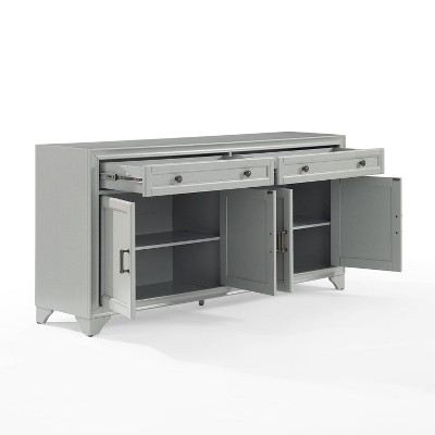 Tara Distressed Gray 61'' MDF Wood Sideboard