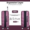 Belatt 3-Piece Expandable PC Luggage Set - Lightweight and durable hardshell luggage with 360° spinner wheels - 3 of 4