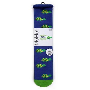 Memoi Speedy Recovery Greeting Card Crew Socks Ocean Depths One Size - 1 of 4