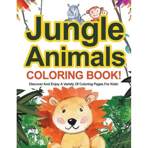 Download Jungle Animals Coloring Book Discover And Enjoy A Variety Of Coloring Pages For Kids By Bold Illustrations Paperback Target