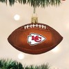 Old World Christmas Blown Glass Ornament for Christmas Tree, Kansas City Chiefs Football - 2 of 4