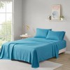 Elegant Smooth Solid Microfiber Sheet Set, All Season Bedding Set, Cozy Home Textile for Modern Bedroom Decor - 3 of 4