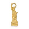 Black Bow Jewelry 14k Yellow Gold 3D Statue of Liberty Charm - 2 of 4