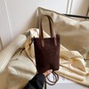 Hachikiko Autumn Winter Retro Suede Crossbody Bag - Versatile Small Shoulder Bag for Phone & Daily Essentials - 2 of 4