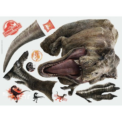 Jurassic World T-Rex Giant Multicolor Vinyl Wall Decals