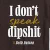 Men's - Yellowstone - Don't Speak Dipsh Short Sleeve Graphic T-Shirt - 2 of 4