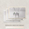 HBEZON Medicine Cabinet with Mirrors and Lights, Wall Mount Lighted Bathroom Cabinet, Defogger, Dimmable, Aluminum, Silver - 3 of 4