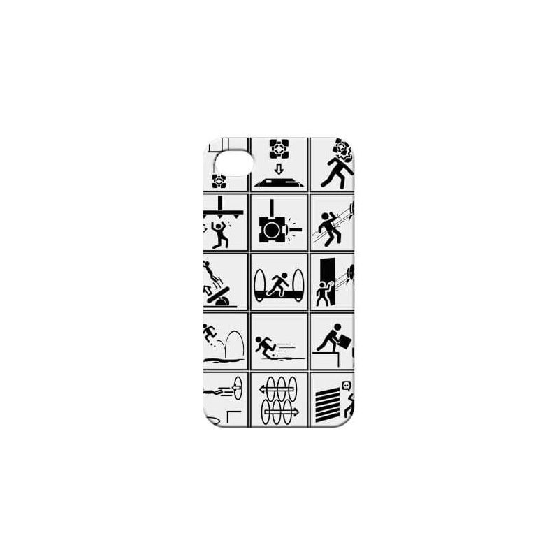 Crowded Coop, LLC Portal 2 Iphone 4 Chamber Squares Phone Case, 1 of 2