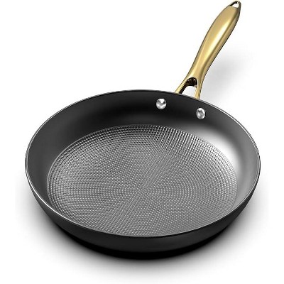 imarku Nonstick Frying Pan, Long Lasting, Professional Nonstick Frying Pan Cast Iron Skillet with Stay Cool Handle, Easy Clean Oven Safe Cast Iron Pan