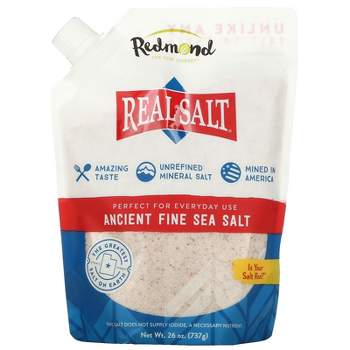 Redmond Trading Company Real Salt, Ancient Fine Sea Salt, 26 oz (737 g)