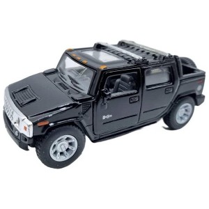 KiNSMART - H2 Hummer SUT Black Truck 5" 1:36 Scale Die Cast Metal Model Toy - 1 of 4