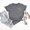 Simply Sage Market Embroidered Beach Sunset Garment Dyed Tee - XL - Pepper - 2 of 4