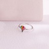 Girls' Rainbow Enamel Hot Air Balloon Sterling Silver Ring - In Season Jewelry - 4 of 4