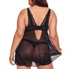 Adore Me Women's Ella Babydoll Lingerie - 3 of 4